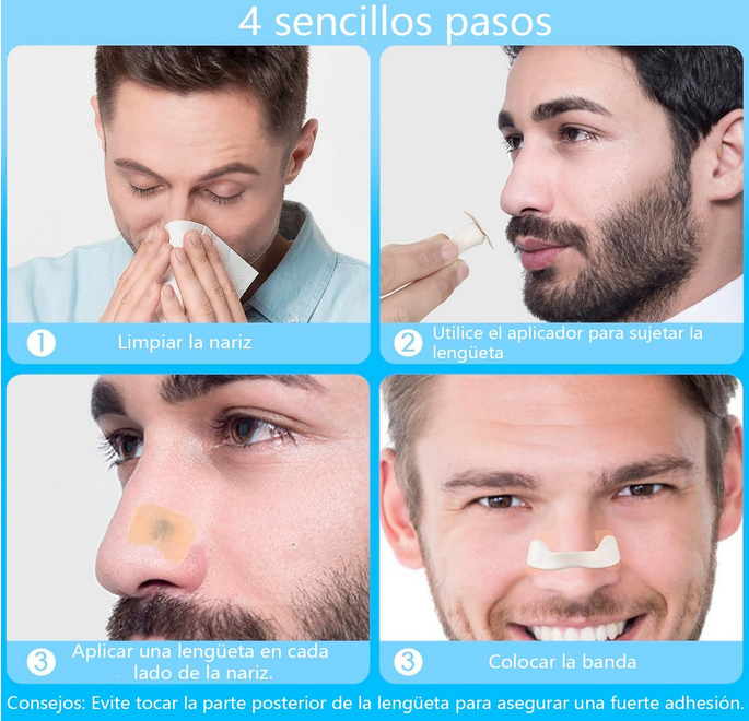 Tiras Antironquidos Dilatador Nasal